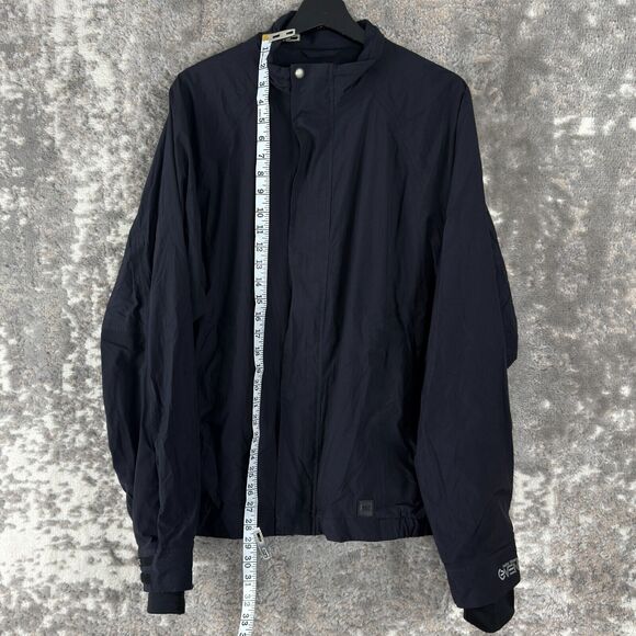 Cutter & Buck Mens Size L Snap Button Full Zip Jacket Black Long Sleeve Outdoor - Picture 3 of 11